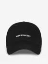 Givenchy Logo-embroidered Baseball Cap In Black