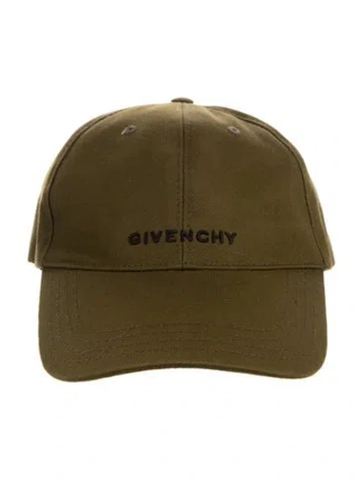 Pre-owned Givenchy Embroidered Baseball Cap In Green