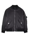 Givenchy Embroidered Bomber Jacket In Black