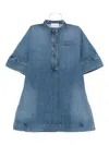 Givenchy Embroidered Button-placket Mini Dress