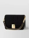 GIVENCHY EMBROIDERED CANVAS 4G CROSS-BODY BAG