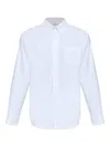 Givenchy Embroidered Chest-pocket Shirt - Men's - Cotton In Blue