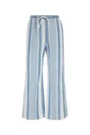 Givenchy Embroidered Cotton Blend Wide-leg Pant