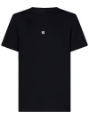 Givenchy Embroidered Cotton Jersey T-shirt In Black
