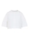 Givenchy Short-sleeved Cropped Shirt In White