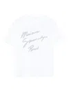 Givenchy Boy's Short-sleeve Script Logo T-shirt In White