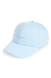 Givenchy Embroidered Logo Adjustable Baseball Cap In Blue