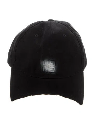 Pre-owned Givenchy Embroidered Logo Baseball Cap In Black