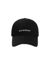 Givenchy Logo Embroidered Baseball Cap In Black
