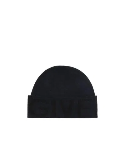 Givenchy Embroidered Logo Beanie In Black