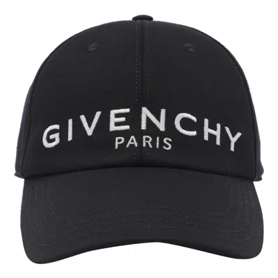 Givenchy Embroidered Logo Cap In Black