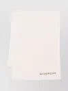 Givenchy Embroidered Logo Design Scarf In Neutral