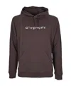 Givenchy Embroidered Logo Hoodie In Black