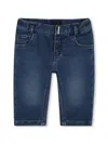 Givenchy Denim Jeans For Baby Boy With Logo In 蓝色