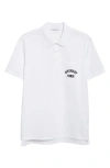 Givenchy Polo Shirt With Short Sleeves And Chest Pocket In White