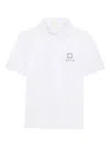 Givenchy Embroidered-logo Polo Shirt In White