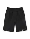 Givenchy Embroidered Logo Shorts In Black
