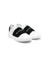Givenchy Logo-strap Slip-on Sneakers In Black