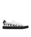 Givenchy Embroidered Logo Sneakers In Black