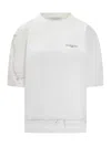 Givenchy Embroidered Logo T-shirt In White