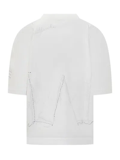 Givenchy Embroidered Logo T-shirt In White