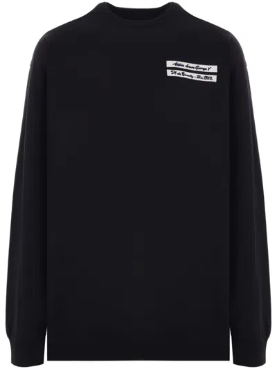 GIVENCHY EMBROIDERED-MOTIF SWEATSHIRT
