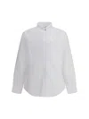 Givenchy Long-sleeve Cotton Shirt With Button-down Collar In White