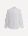 Givenchy Long-sleeve Cotton Shirt With Button-down Collar In White
