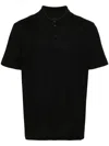 Givenchy Men Black Polo Shirt With Logo Embroidery On The Front In Cotton Man