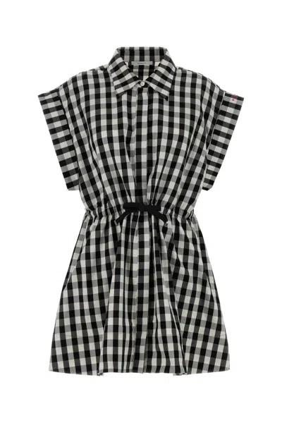 Givenchy Embroidered Poplin Shirt Dress In Black