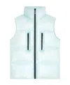 Givenchy Embroidered Sleeveless Down Vest In Blue