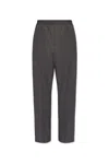 Givenchy Drawstring Straight Trousers In Grey