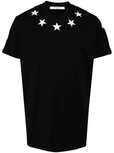 Givenchy Embroidered T-shirt In Black