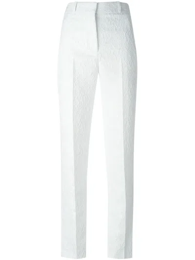 Givenchy Embroidered Trousers In White