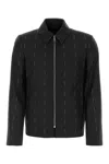 Givenchy Wool Blazer With All-over Logo Print