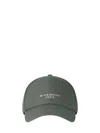 Givenchy Embroidered Twill Cap With Curved Visor In Green