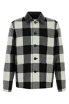 Givenchy Embroidered Wool Checked Shirt In Multi
