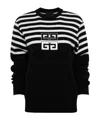 Givenchy Embroidered Wool Sweater In Black