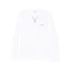 Givenchy White Couture Seam Sweatshirt With Embroidered Logo Men In White