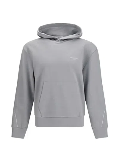 Givenchy Couture Seam Logo Hoodie In Gray