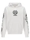 GIVENCHY EMBROIDERY AND PRINT HOODIE SWEATSHIRT WHITE/BLACK