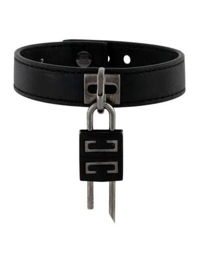 Pre-owned Givenchy Enamel Mini Lock Wrap Bracelet, 8" In Multi