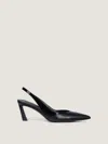 Givenchy Spiky Slingbacks In Leather In Multi