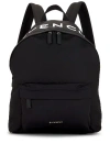 Givenchy Embroidered-logo Backpack In Black