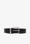 Givenchy Smooth Leather Gentleman Belt Accessories In Black