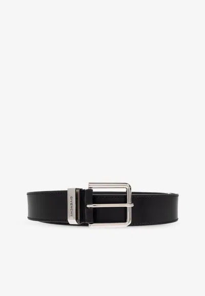 Givenchy Essential Leather Belt In Black