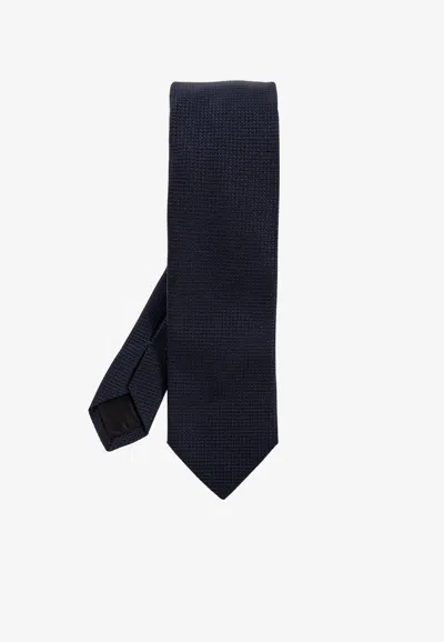 Givenchy Essential Silk Tie In Brown