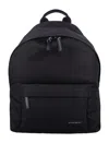 Givenchy Black Backpack With Adjustable Shoulder Straps And Logo On Front In Tech Fabric Man In Black
