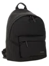 Givenchy Men Black Backpack With Adjustable Shoulder Straps And Logo On Front In Tech Fabric Man In Black