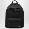 Givenchy Black Backpack With Adjustable Shoulder Straps And Logo On Front In Tech Fabric Man In Black